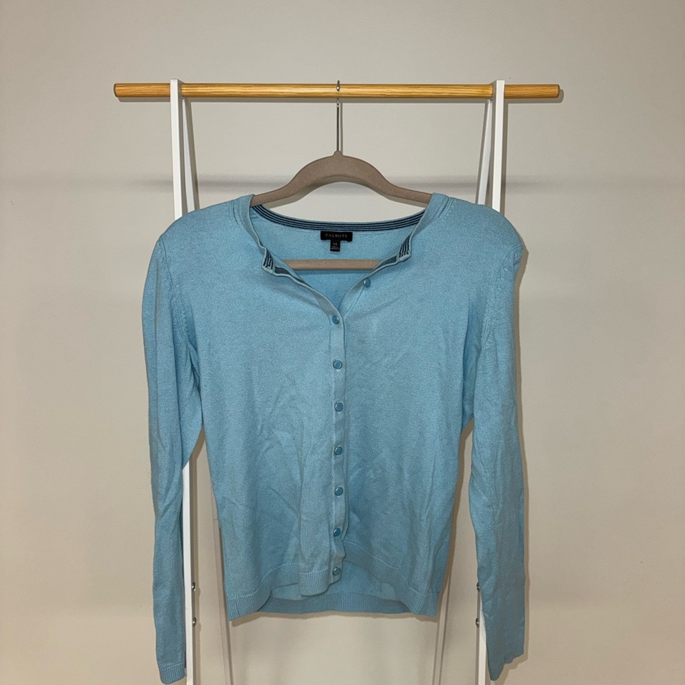 Talbots Blue Button Down Shirt